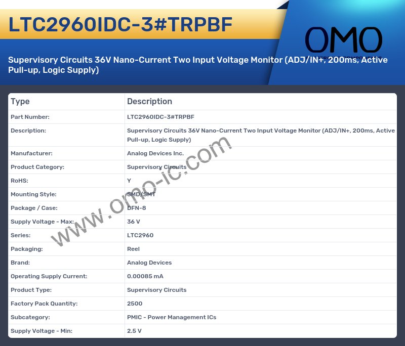LTC2960IDC-3#TRPBF