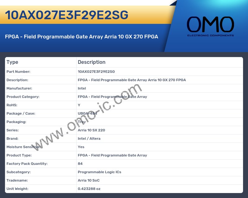 10AX027E3F29E2SG