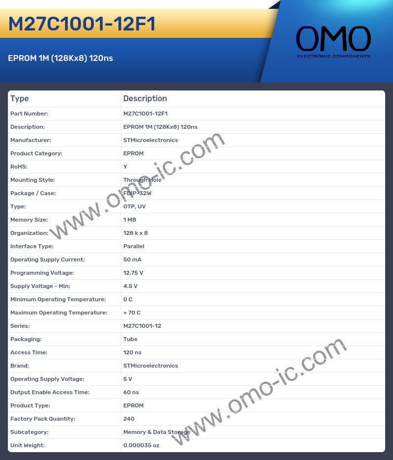 M27C1001-12F1