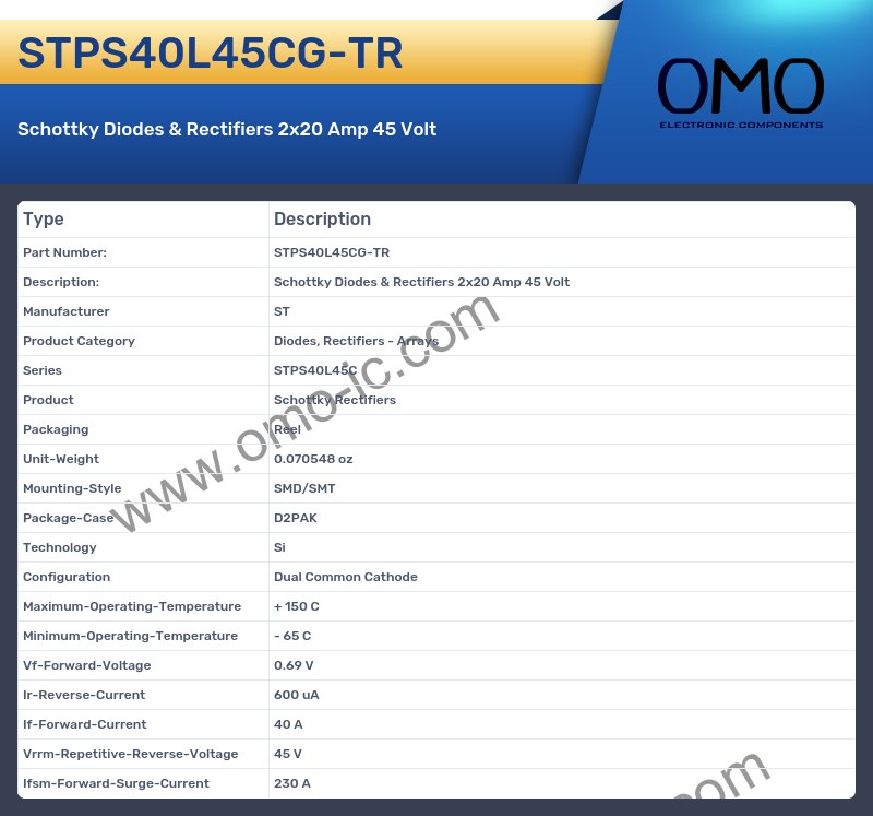 STPS40L45CG-TR