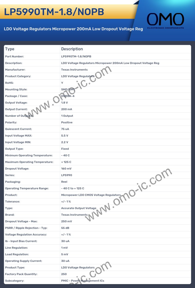 LP5990TM-1.8/NOPB