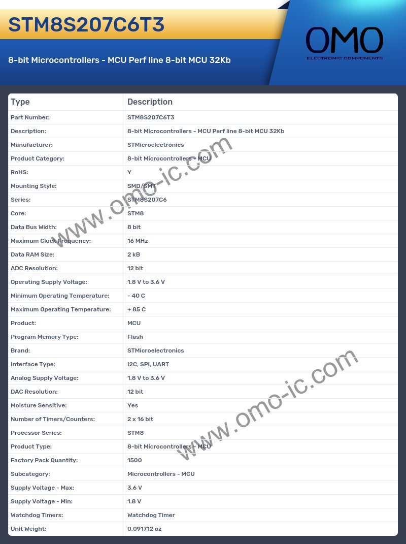 STM8S207C6T3