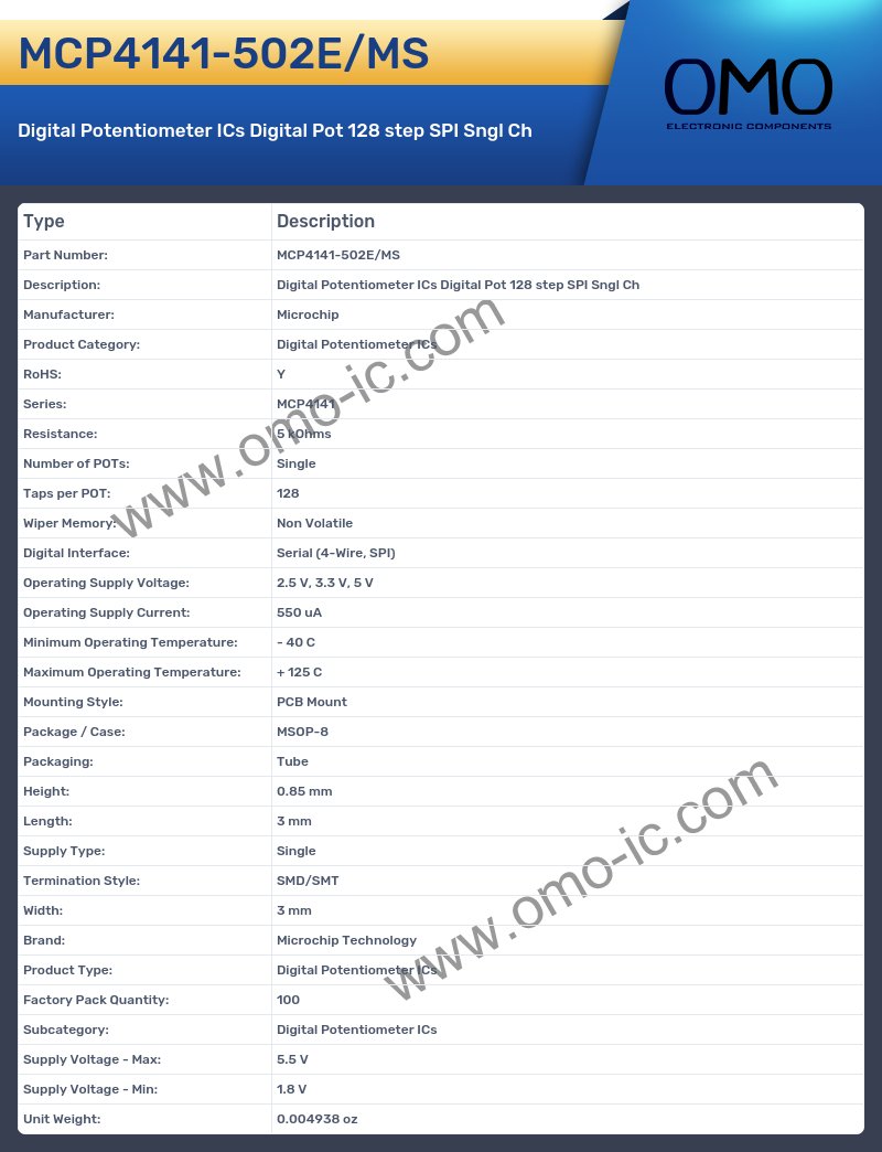MCP4141-502E/MS