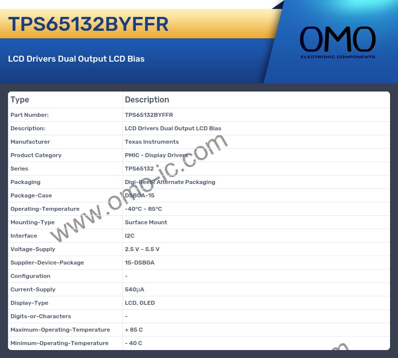 TPS65132BYFFR