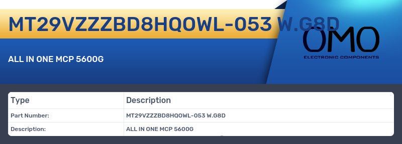 MT29VZZZBD8HQOWL-053 W.G8D