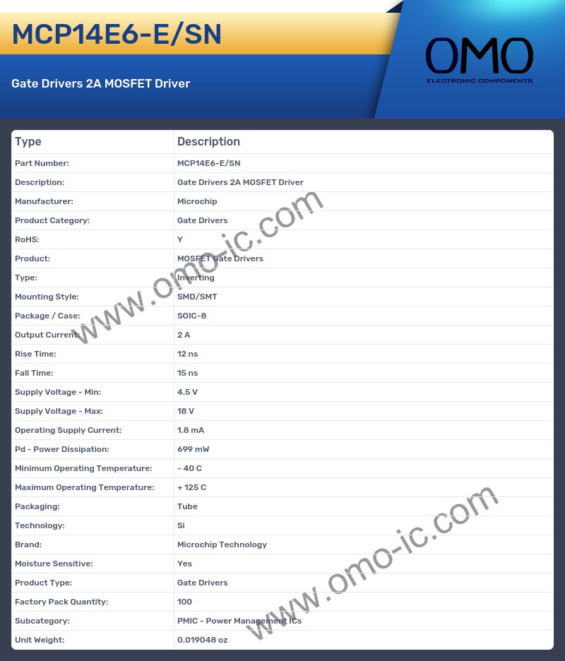 MCP14E6-E/SN