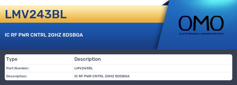LMV243BL