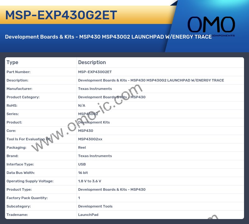 MSP-EXP430G2ET