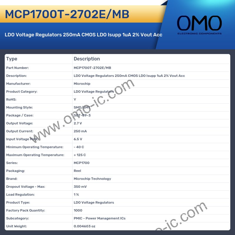 MCP1700T-2702E/MB