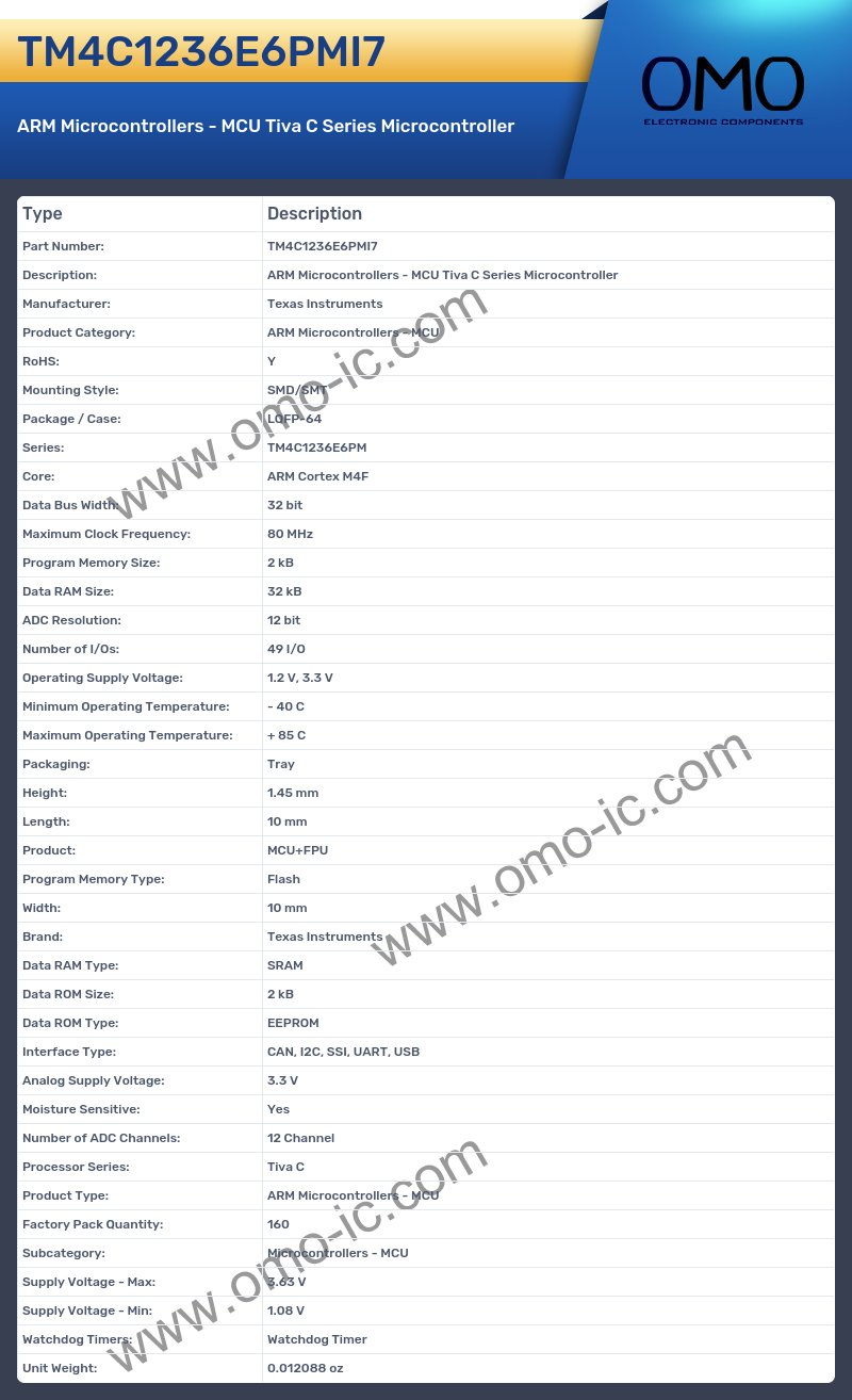 TM4C1236E6PMI7