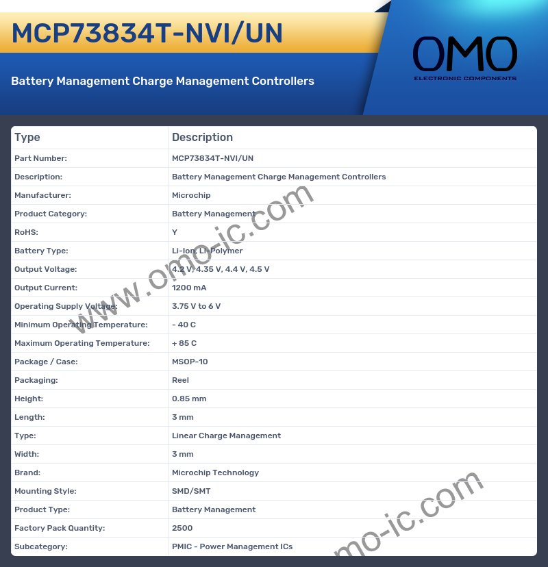 MCP73834T-NVI/UN