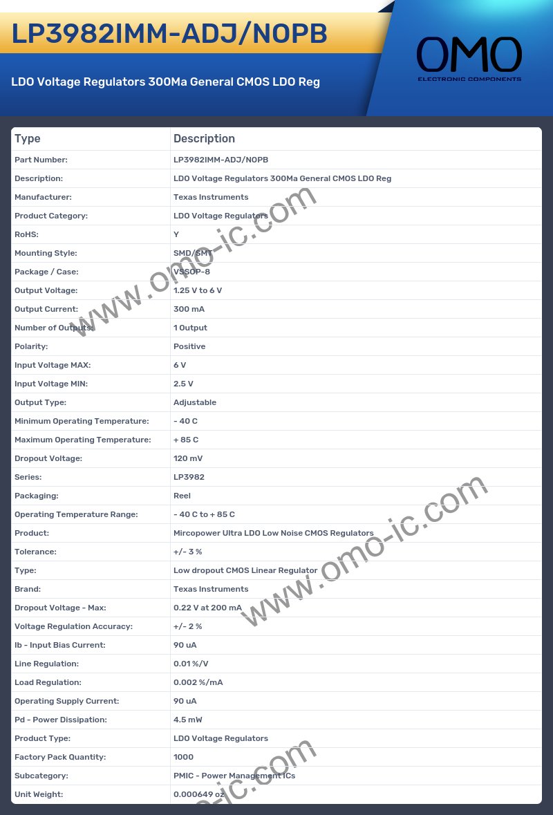 LP3982IMM-ADJ/NOPB