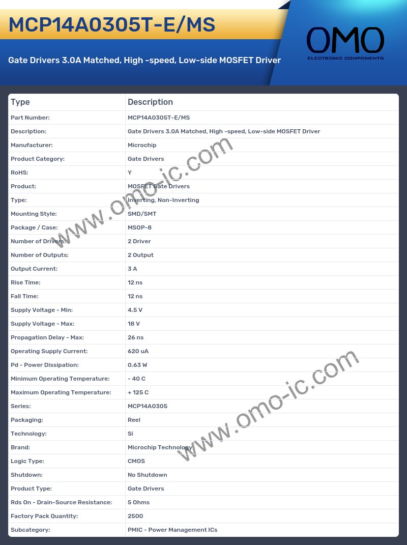 MCP14A0305T-E/MS