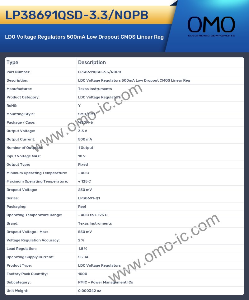 LP38691QSD-3.3/NOPB