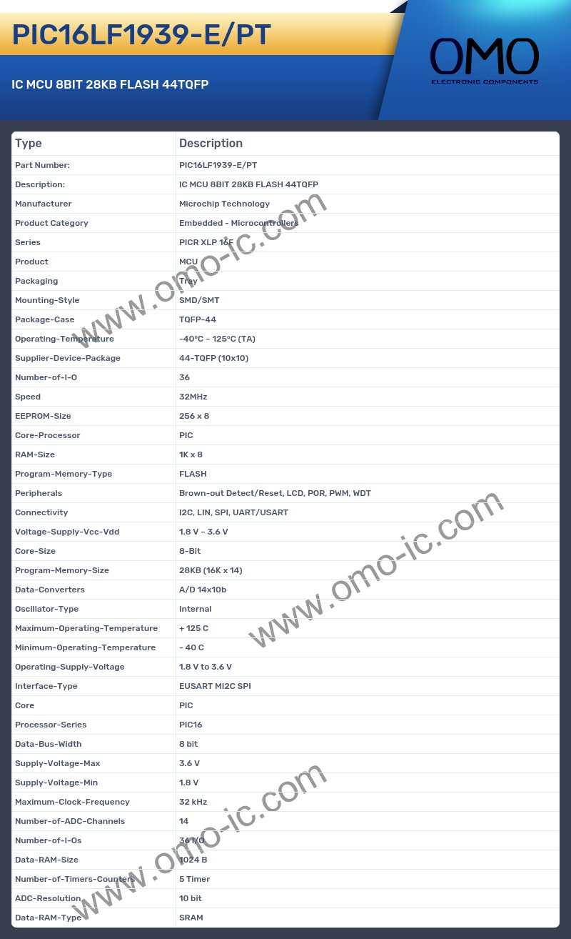 PIC16LF1939-E/PT