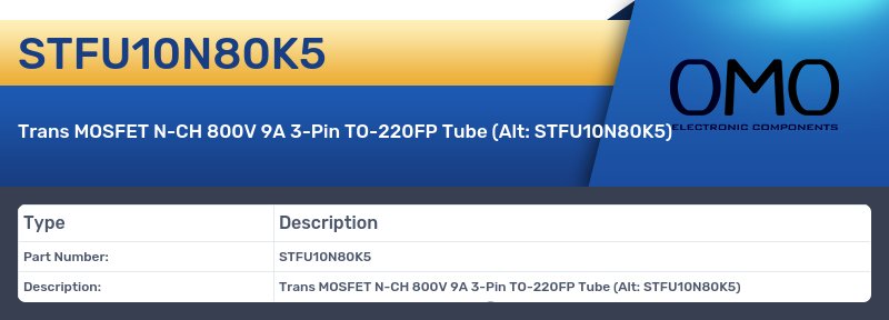 STFU10N80K5