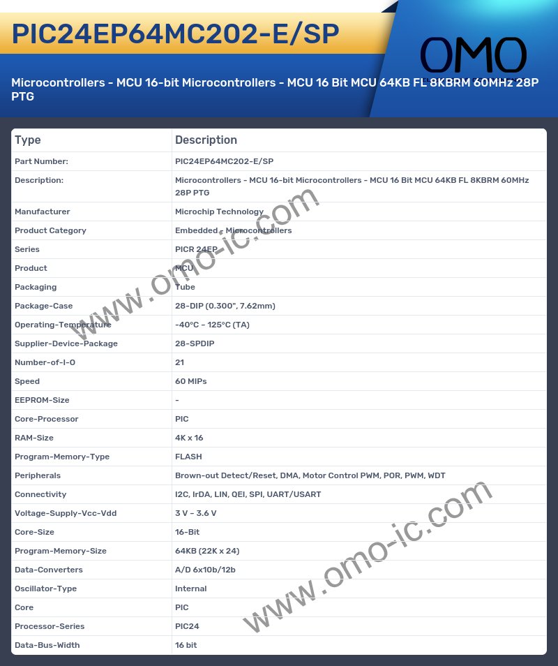 PIC24EP64MC202-E/SP