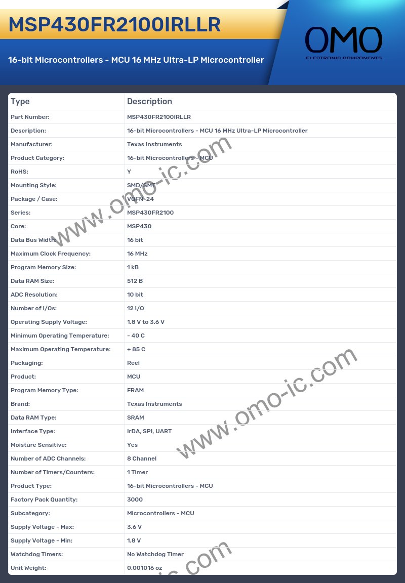 MSP430FR2100IRLLR