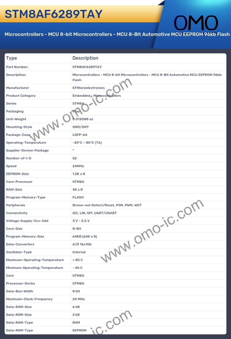 STM8AF6289TAY
