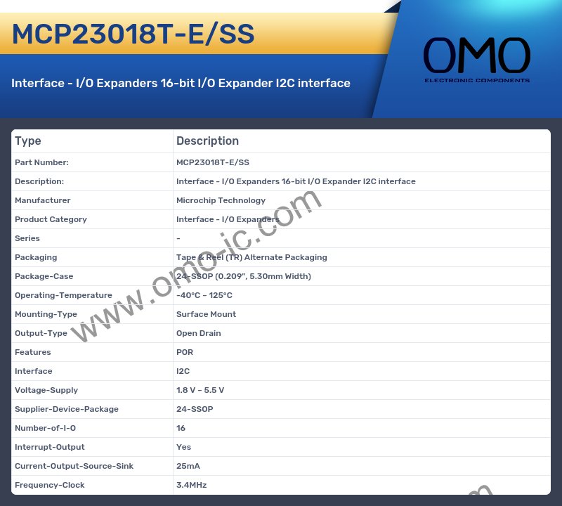 MCP23018T-E/SS