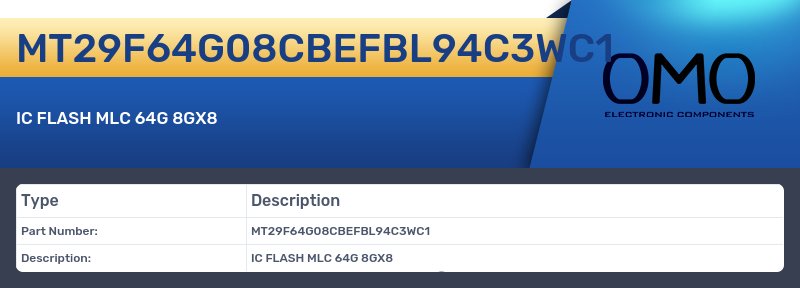 MT29F64G08CBEFBL94C3WC1