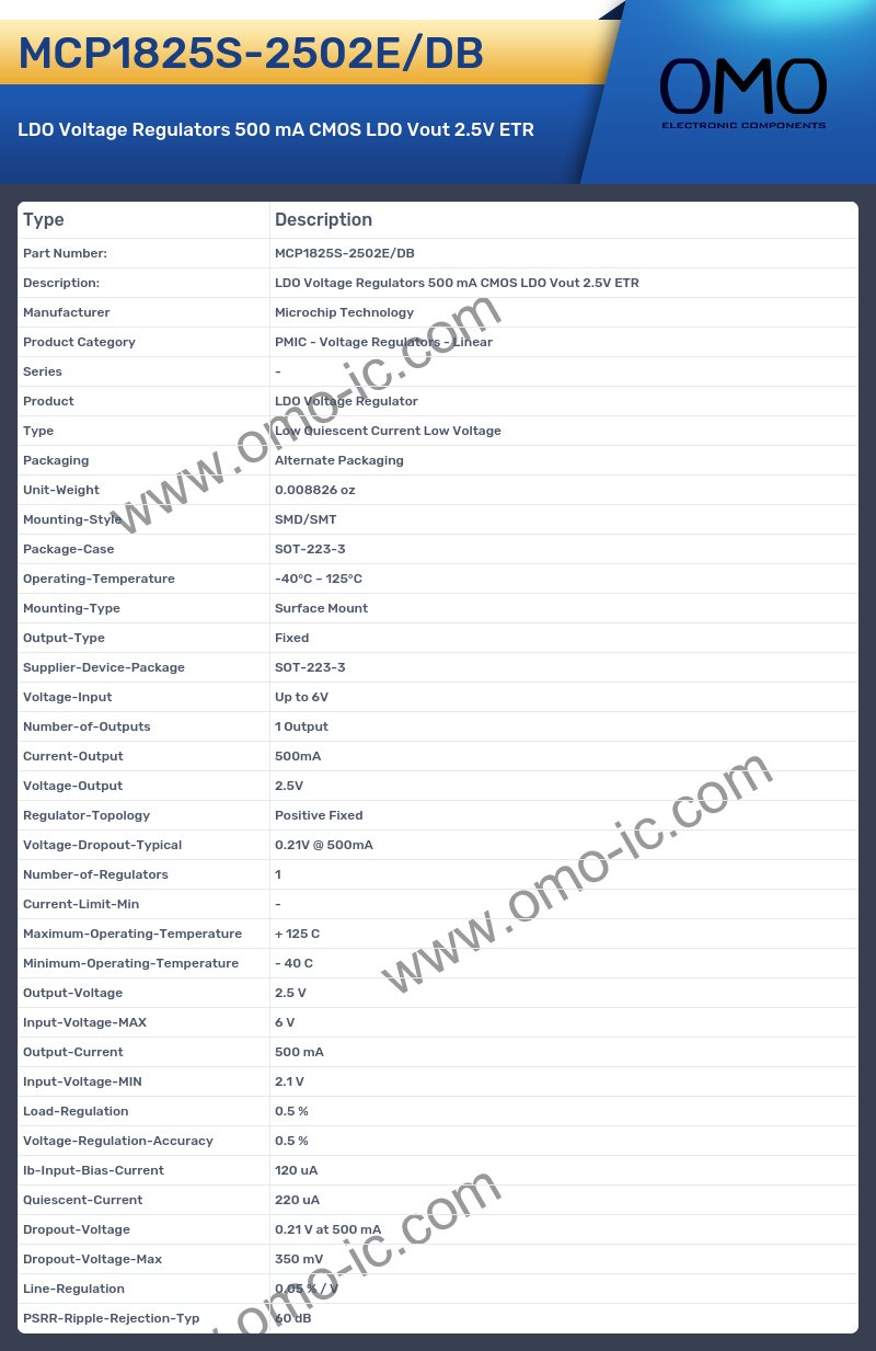 MCP1825S-2502E/DB