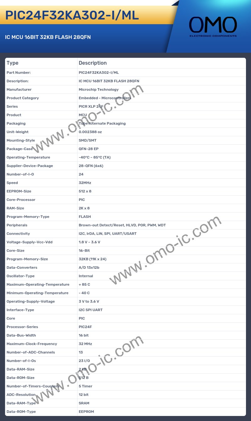 PIC24F32KA302-I/ML
