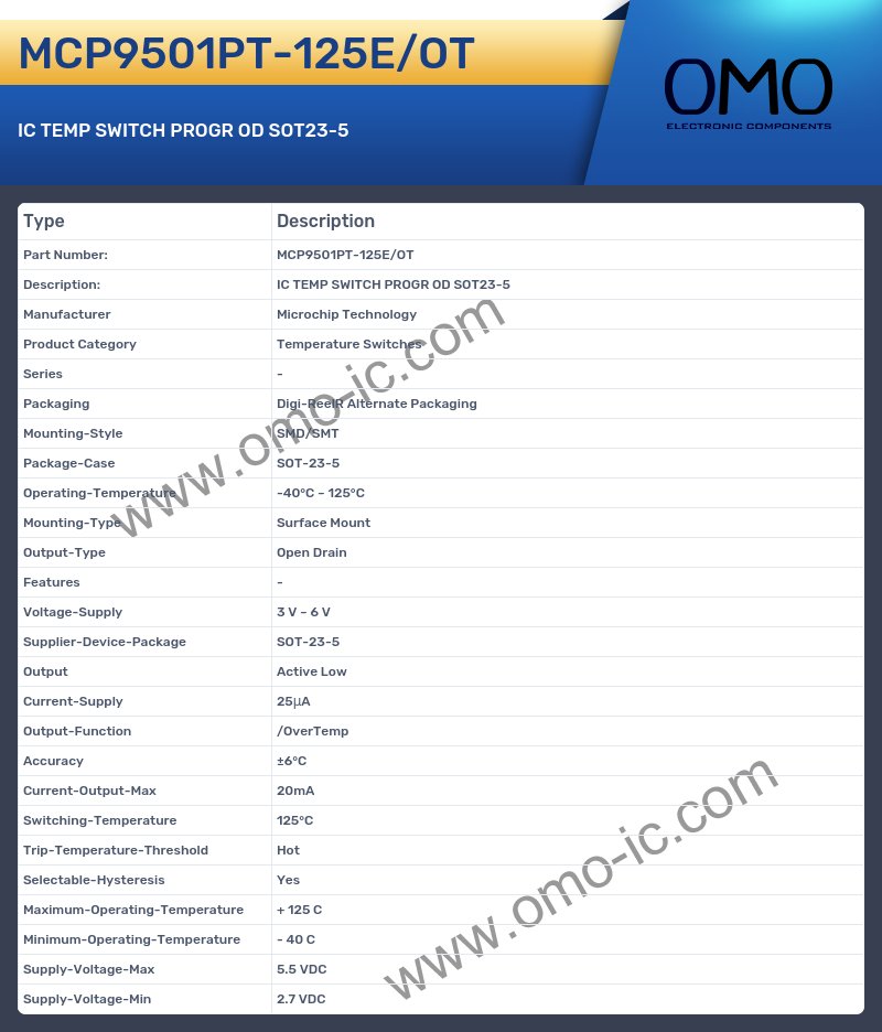 MCP9501PT-125E/OT