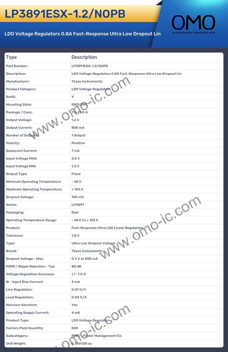 LP3891ESX-1.2/NOPB