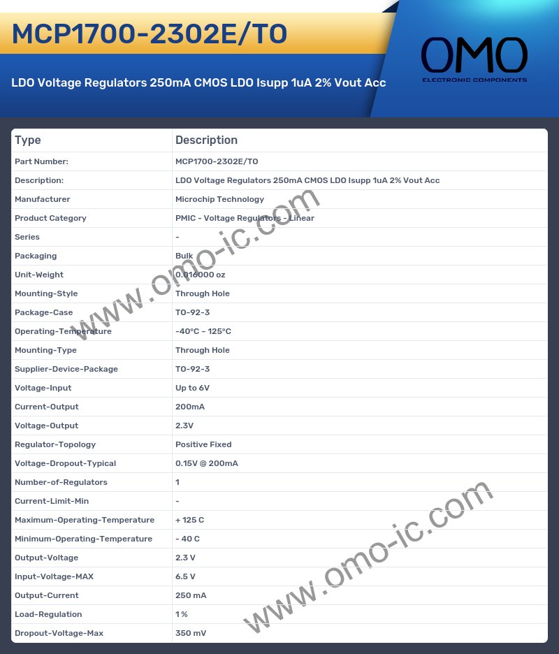 MCP1700-2302E/TO