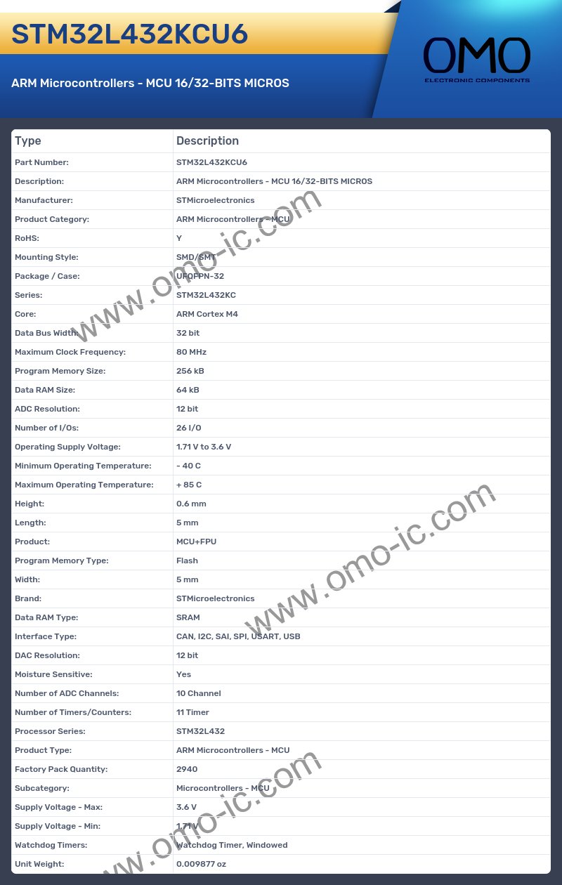 STM32L432KCU6
