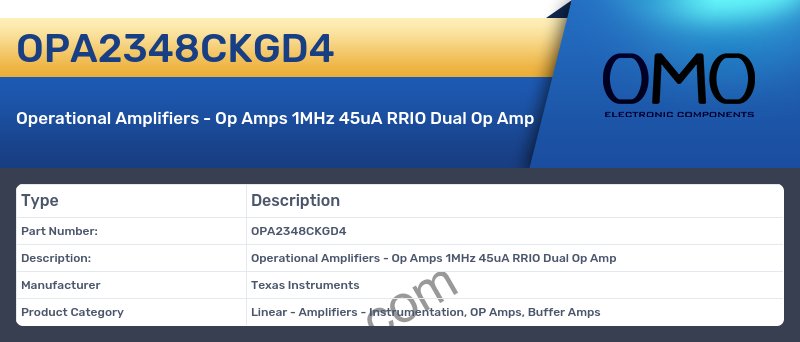 OPA2348CKGD4