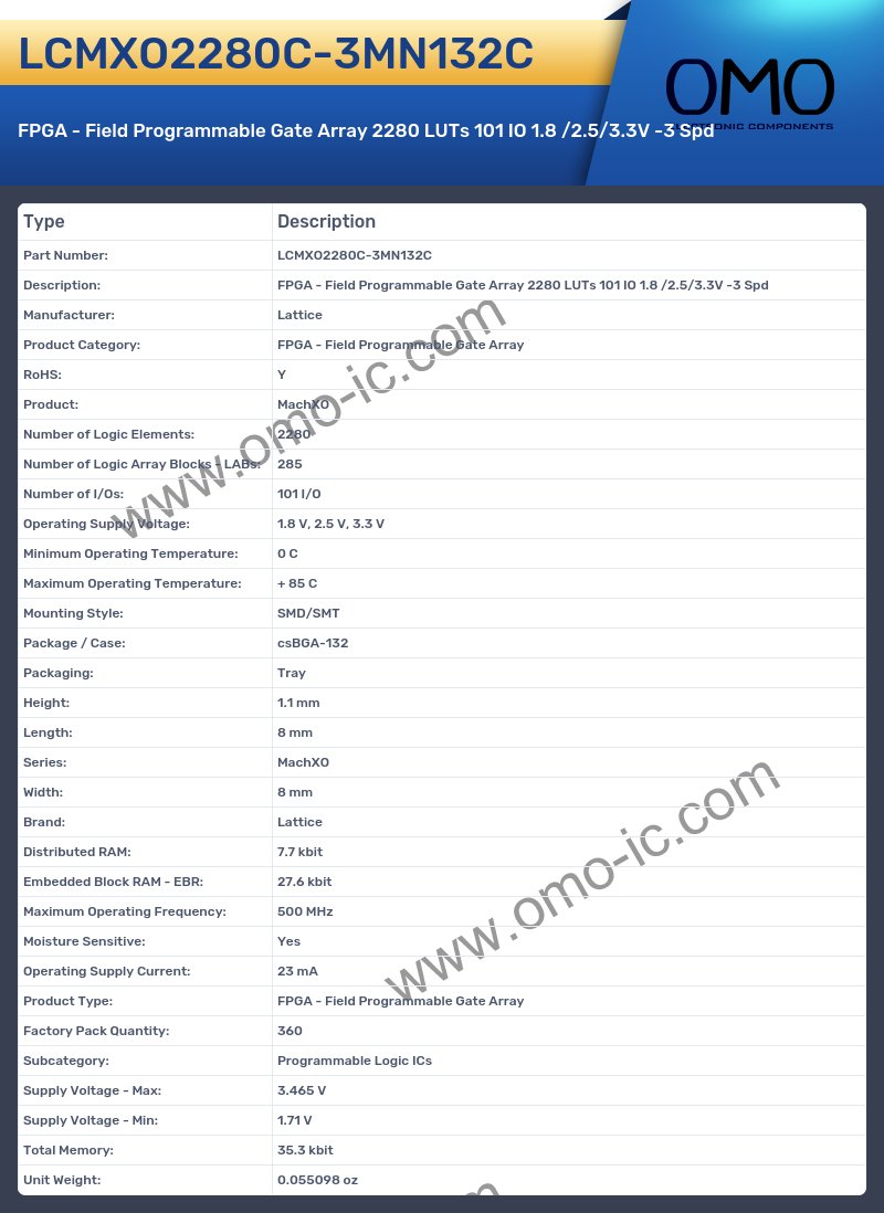 LCMXO2280C-3MN132C
