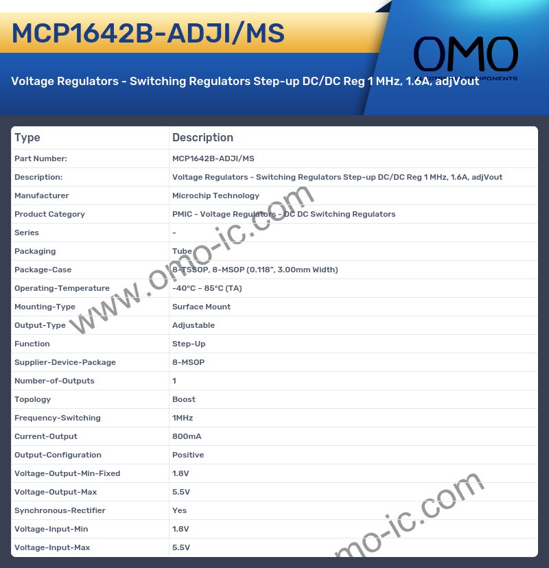 MCP1642B-ADJI/MS