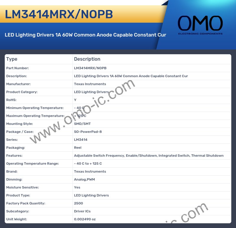 LM3414MRX/NOPB