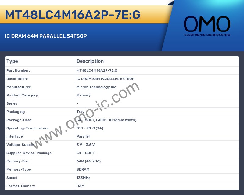 MT48LC4M16A2P-7E:G