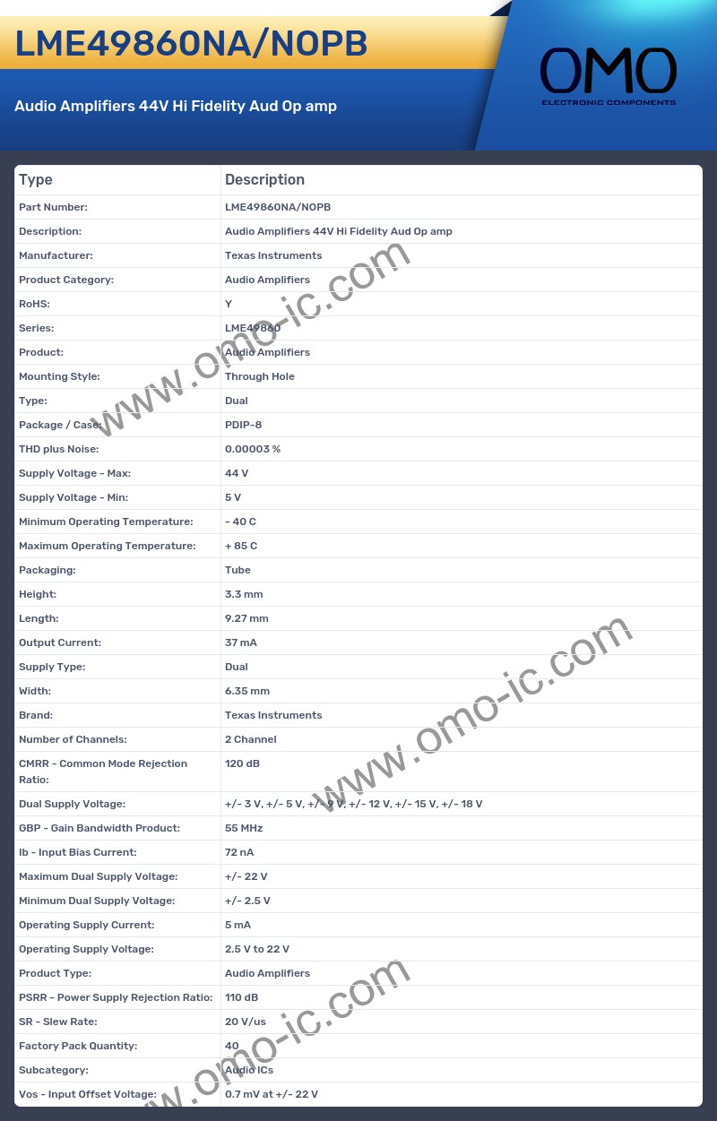 LME49860NA/NOPB