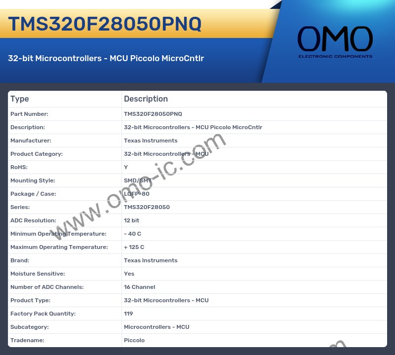 TMS320F28050PNQ