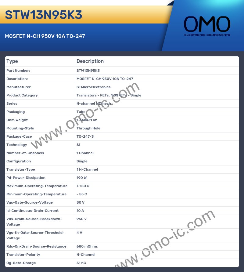 STW13N95K3