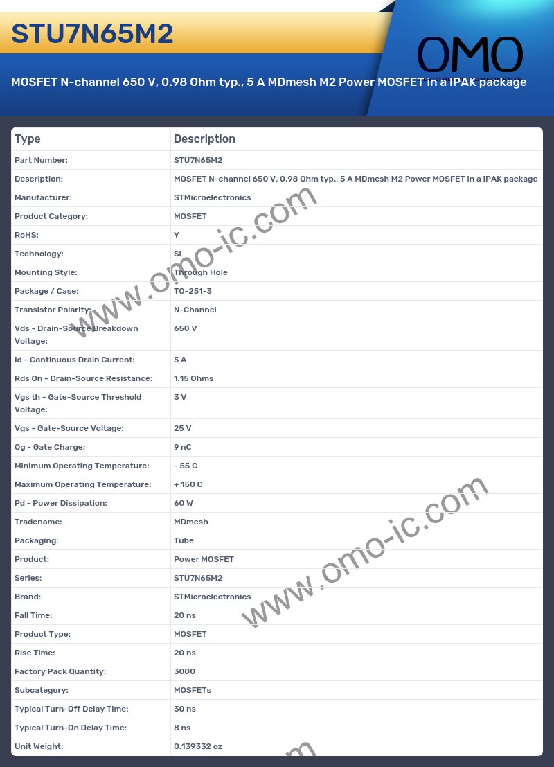 STU7N65M2