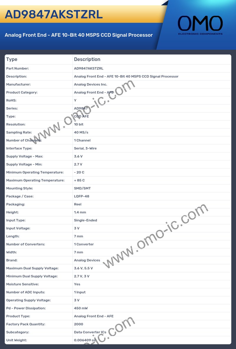 AD9847AKSTZRL