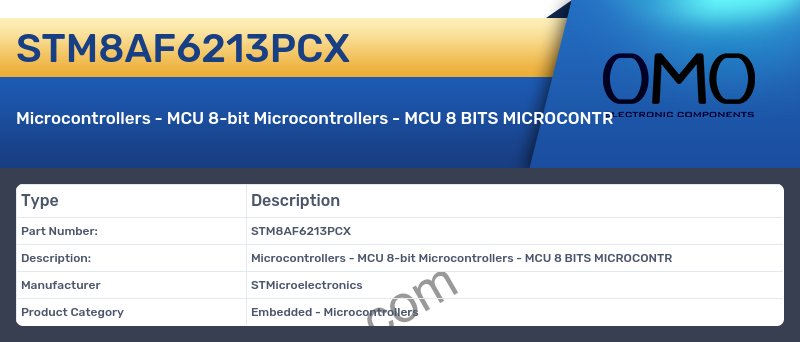 STM8AF6213PCX