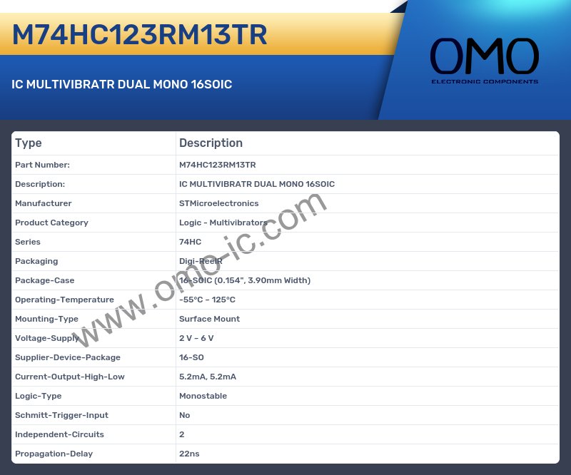 M74HC123RM13TR