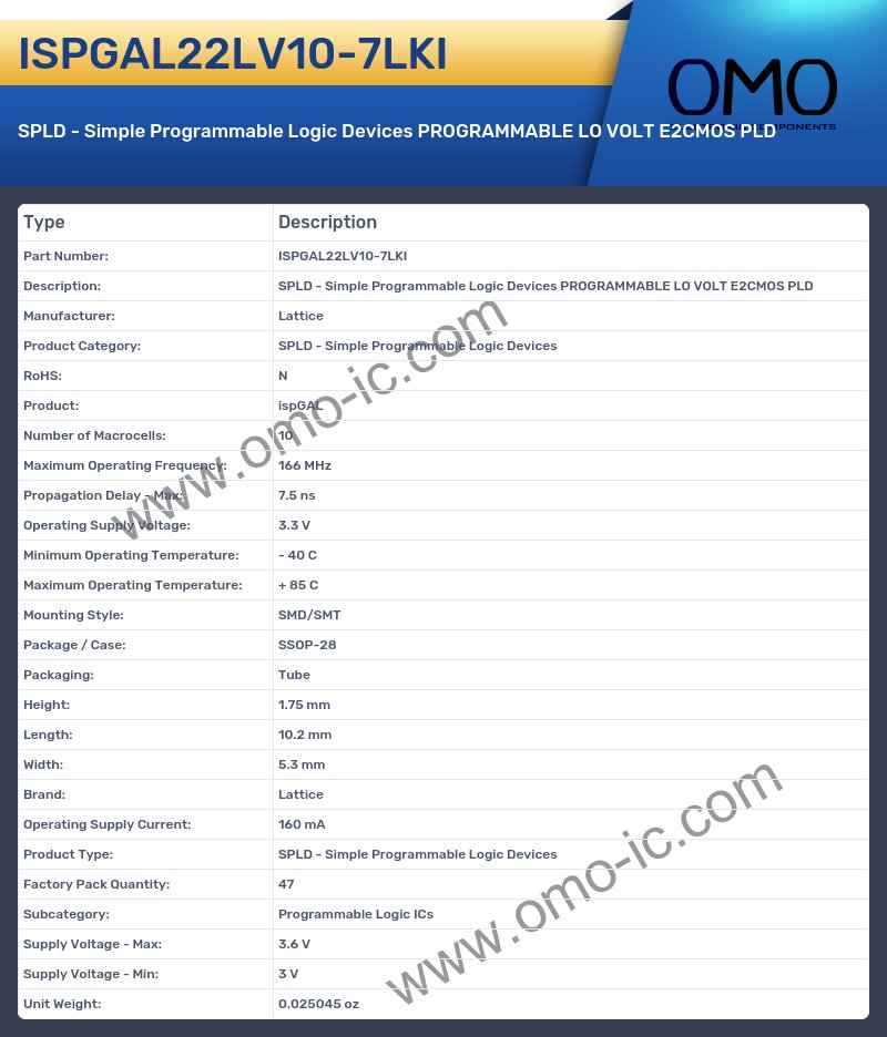 ISPGAL22LV10-7LKI