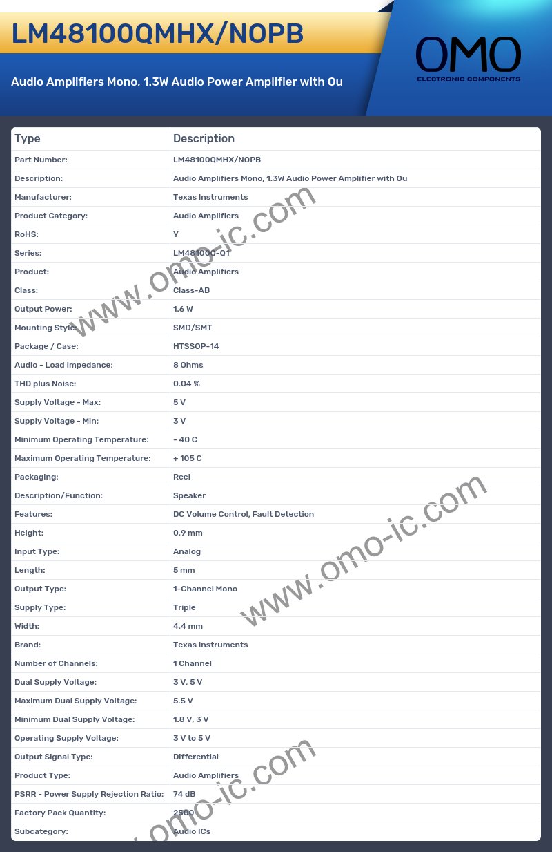 LM48100QMHX/NOPB