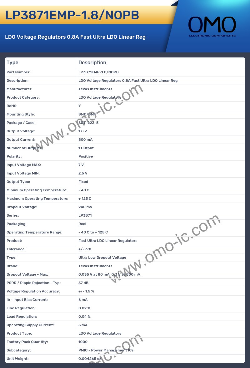 LP3871EMP-1.8/NOPB