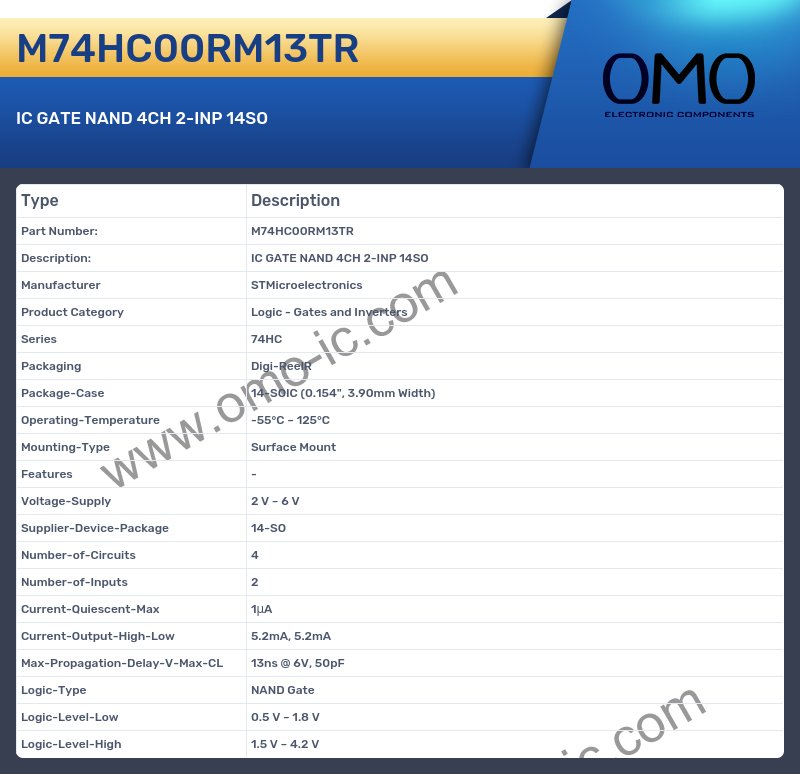 M74HC00RM13TR