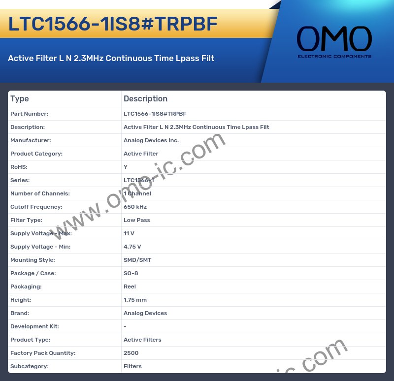 LTC1566-1IS8#TRPBF