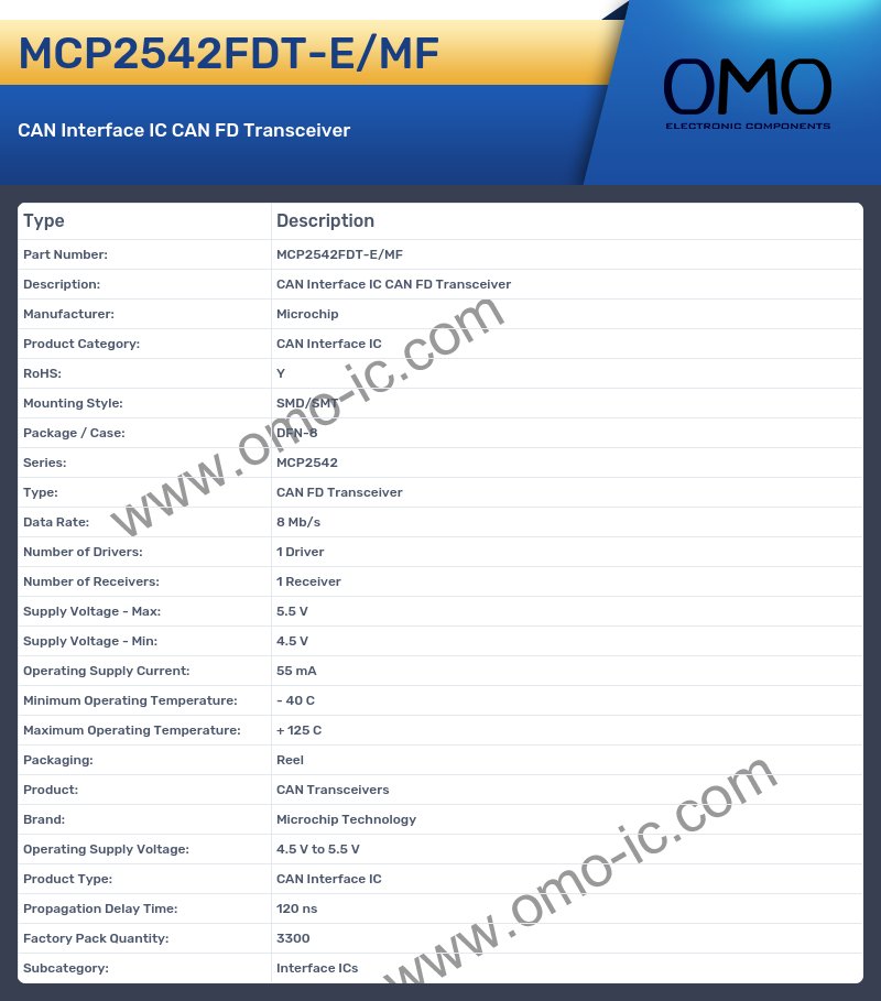MCP2542FDT-E/MF