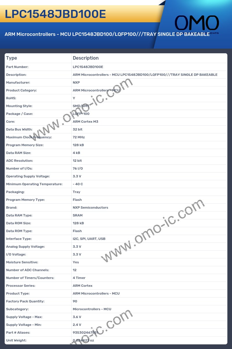 LPC1548JBD100E